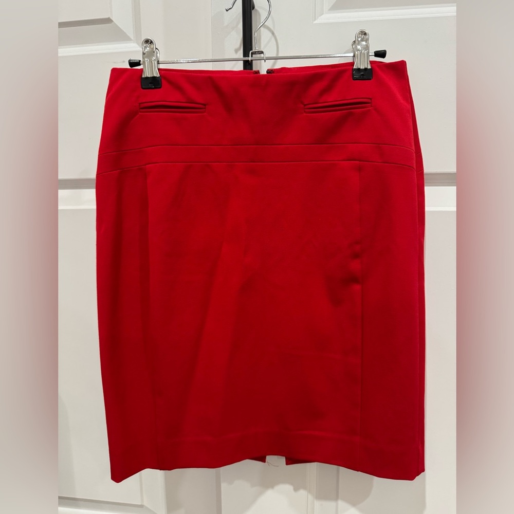 Express Vibrant Red Pencil Skirt - very good condition.